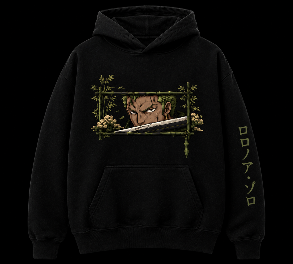 Roronoa Zoro Embroidered Hoodie – WayBeyond