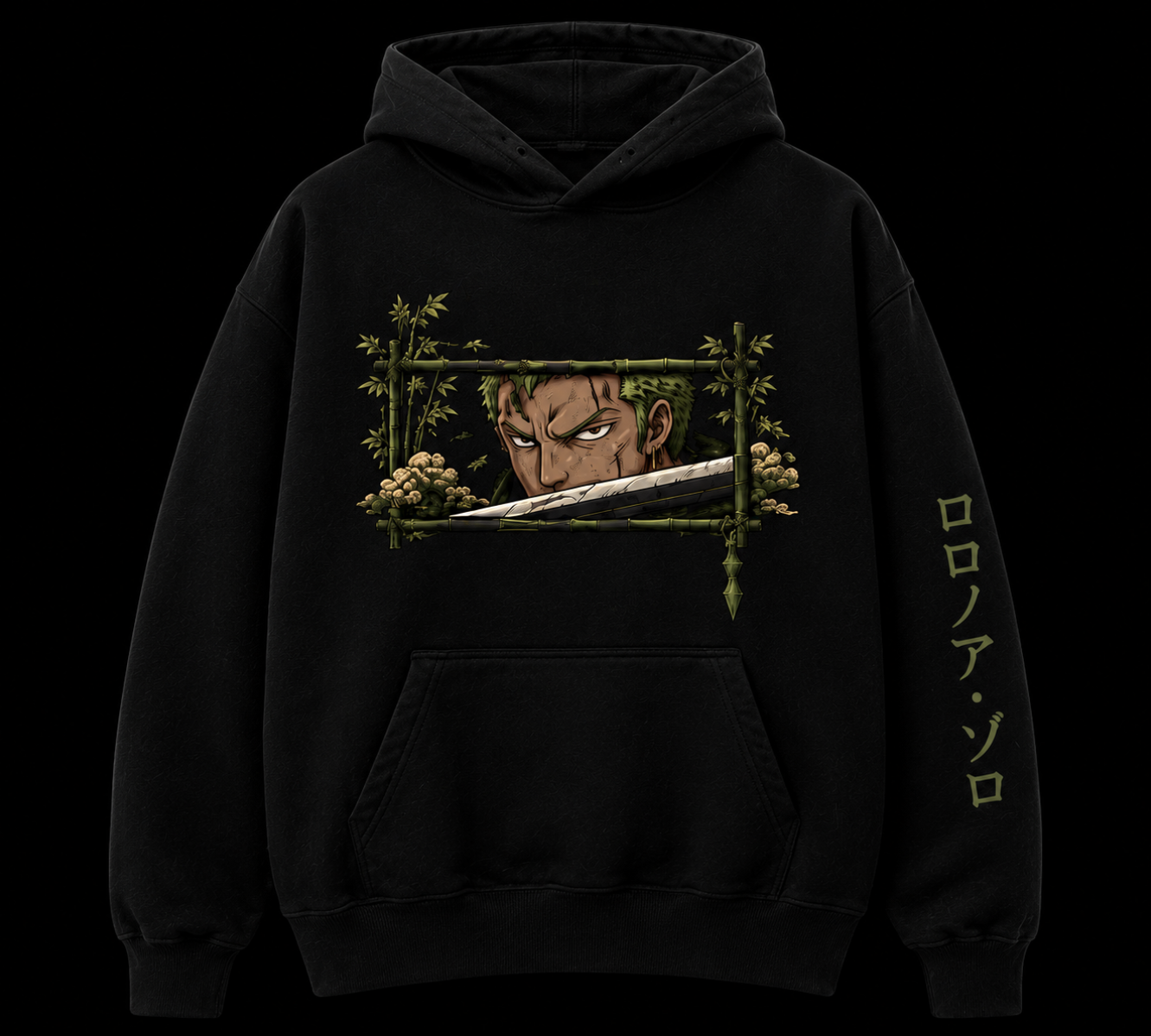 Roronoa Zoro Embroidered Hoodie – WayBeyond
