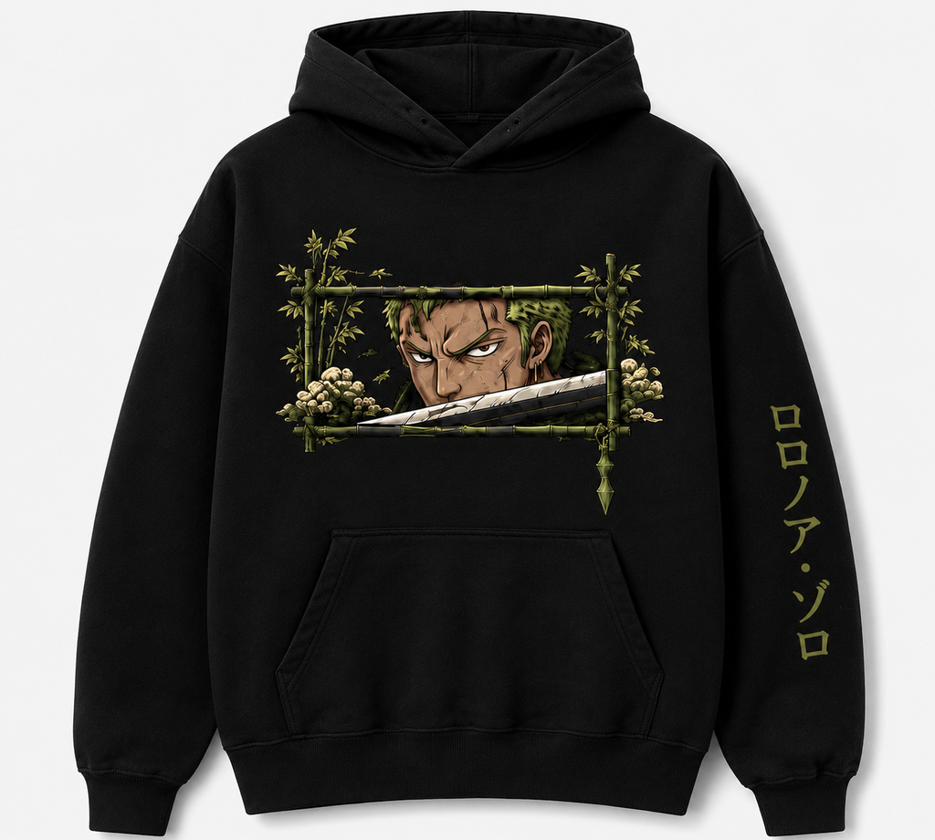 Roronoa Zoro Embroidered Hoodie – WayBeyond