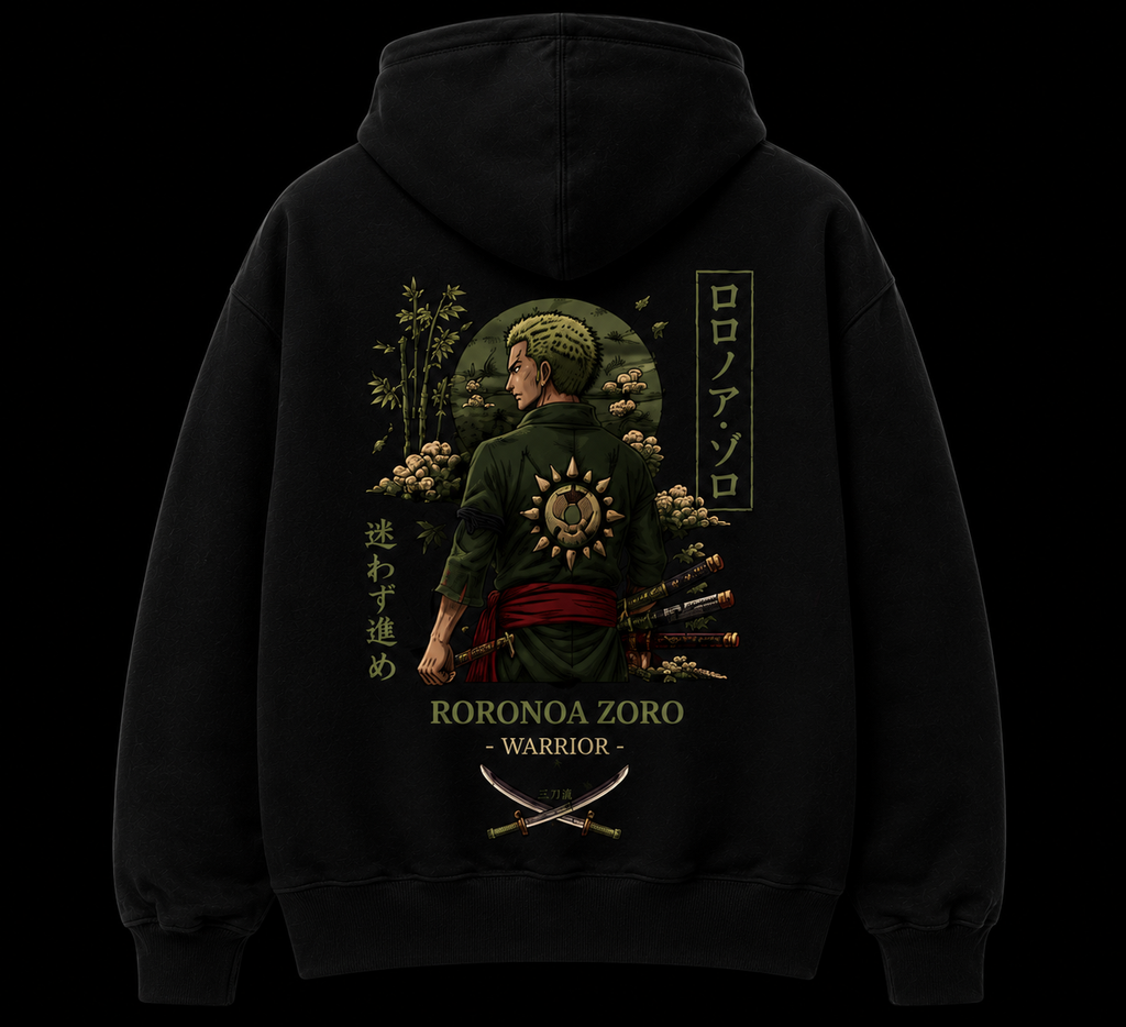 Roronoa Zoro Embroidered Hoodie – WayBeyond