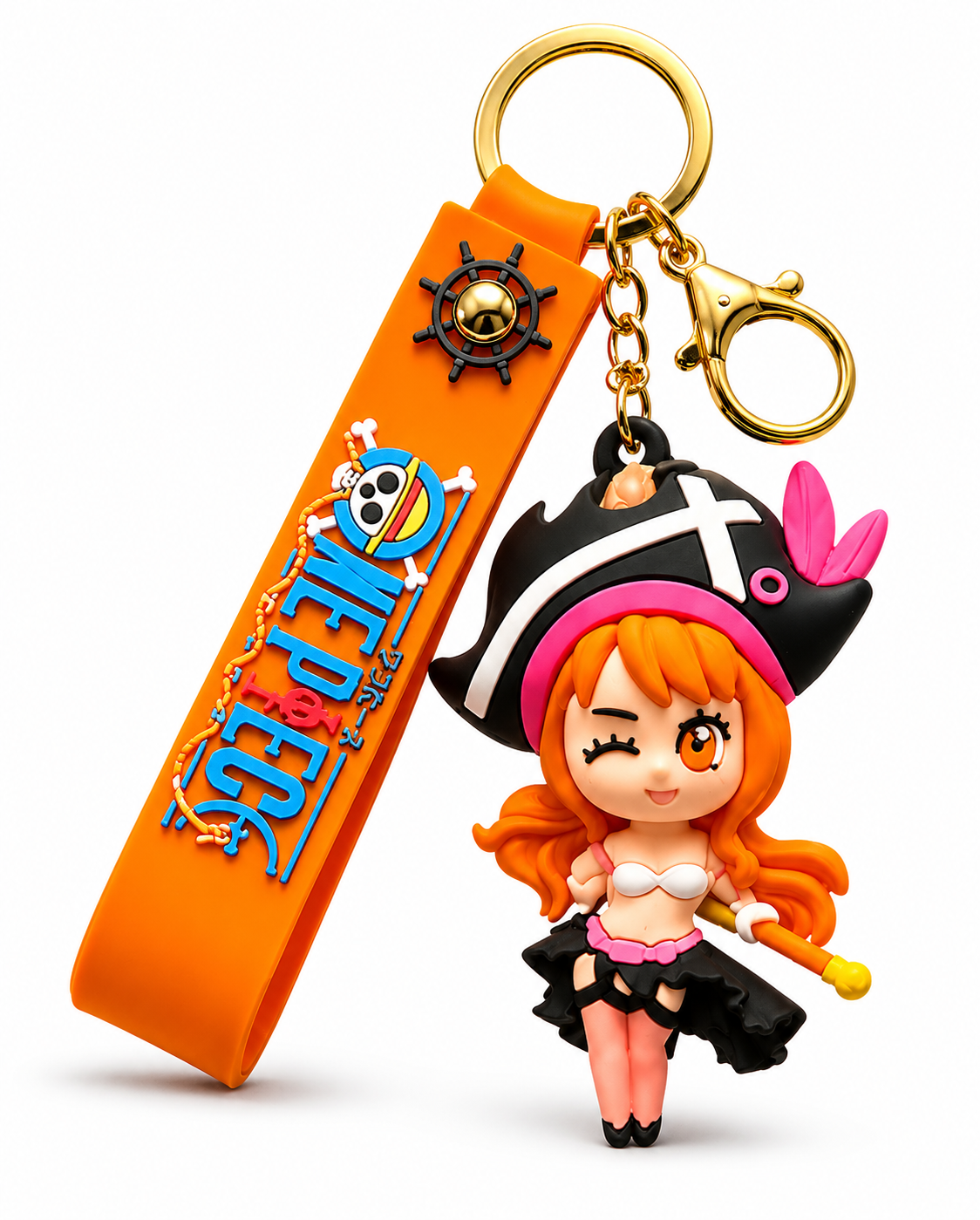 Nami Anime Keychain – Premium PVC Character Key Ring | WayBeyond