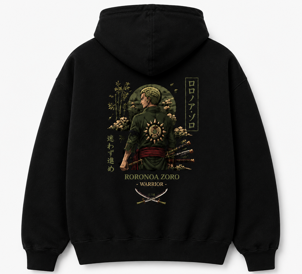 Roronoa Zoro Embroidered Hoodie – WayBeyond
