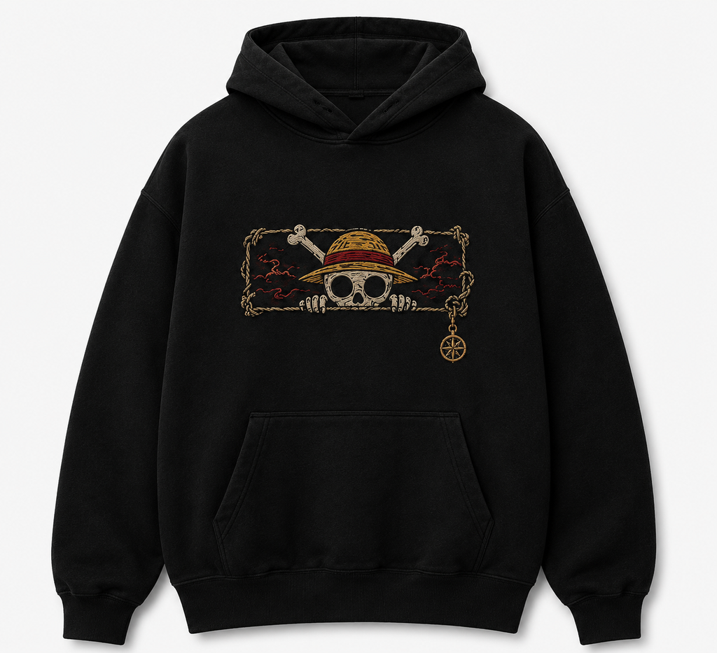 Straw Hat Legacy Hoodie – Premium Embroidered Edition