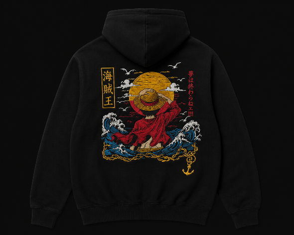 Straw Hat Legacy Hoodie – Premium Embroidered Edition
